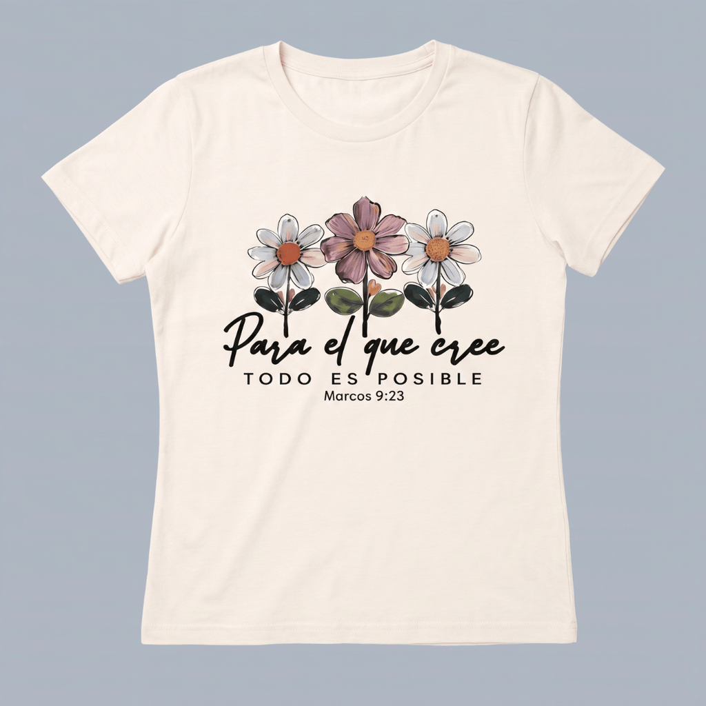 BASIC FLORES AL QUE CREE / MUJER