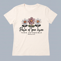 BASIC FLORES AL QUE CREE / MUJER