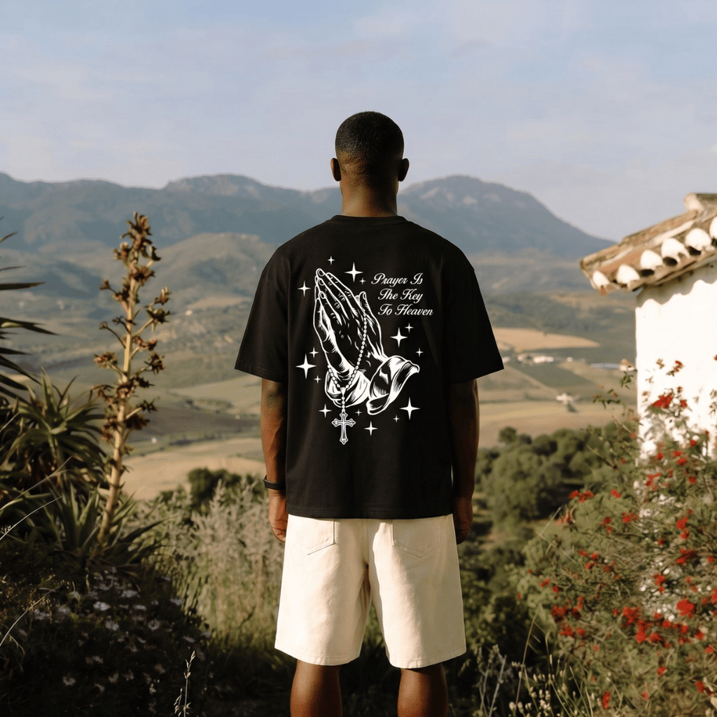 Tshirt oversized - HOMBRE- ORACION CRUZ / HOMBRE