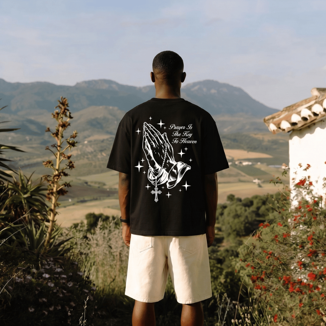Tshirt oversized - HOMBRE- ORACION CRUZ / HOMBRE