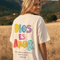 Tshirt oversized DiOS ES AMOR / MUJER