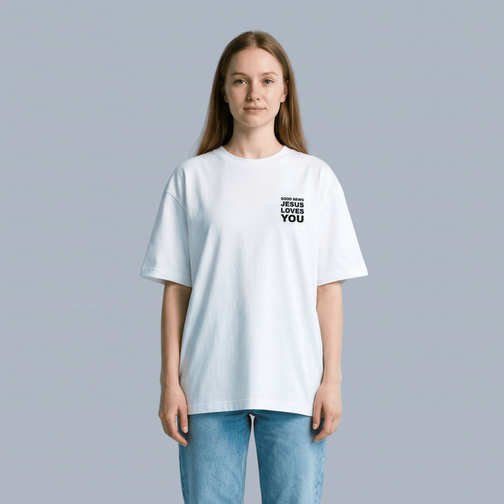 Tshirt GOOD NEWS LOVES YOU / MUJER