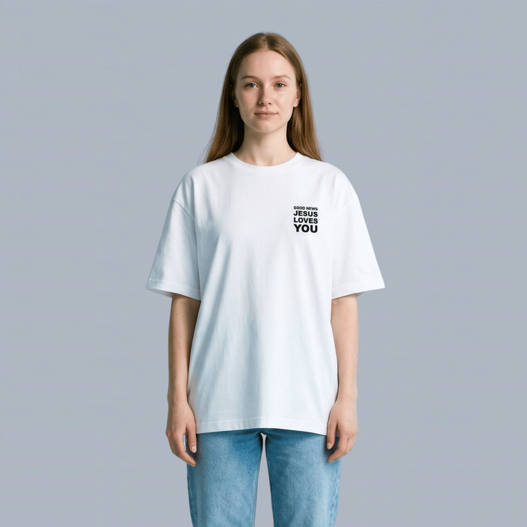 Tshirt GOOD NEWS LOVES YOU / MUJER