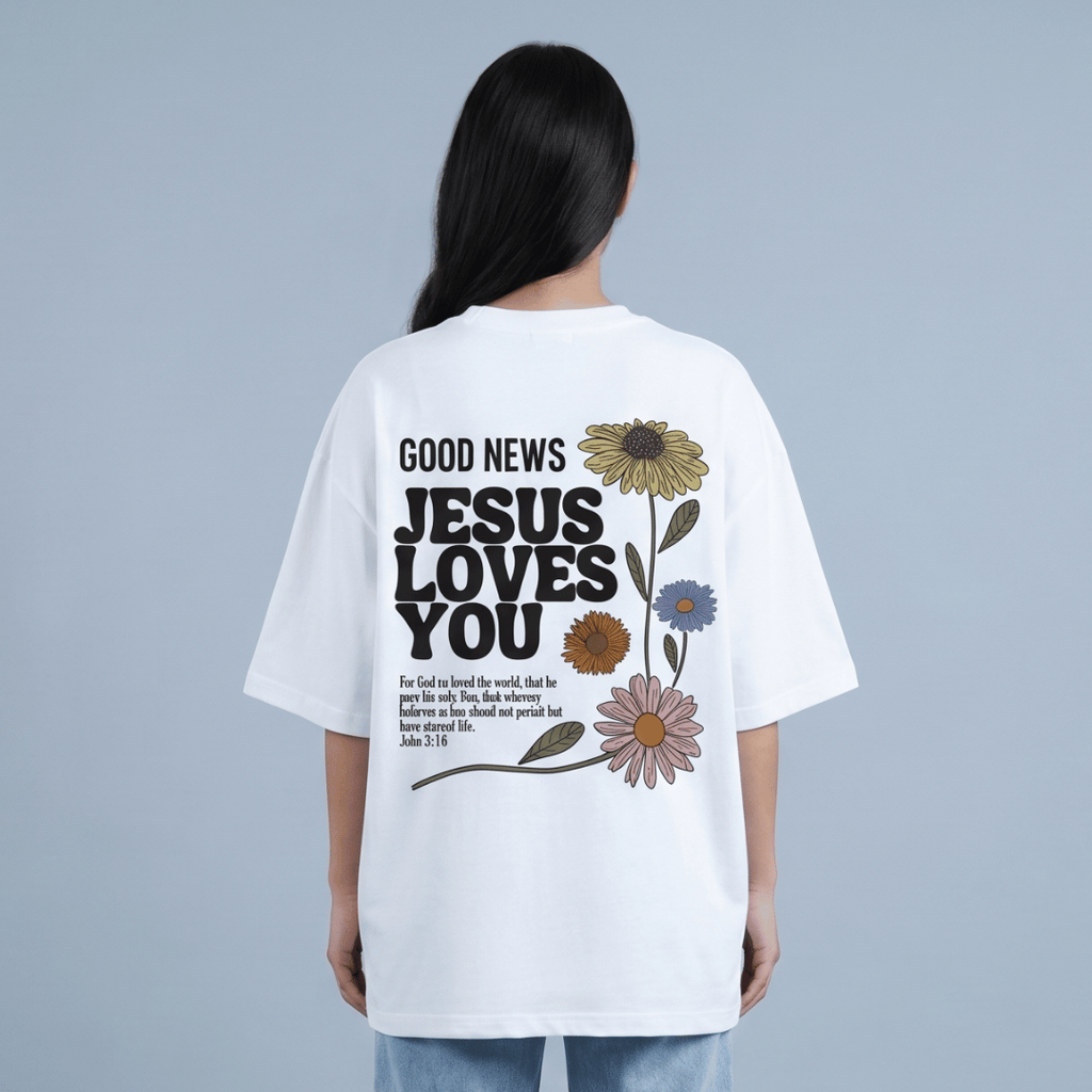 Tshirt GOOD NEWS LOVES YOU / MUJER