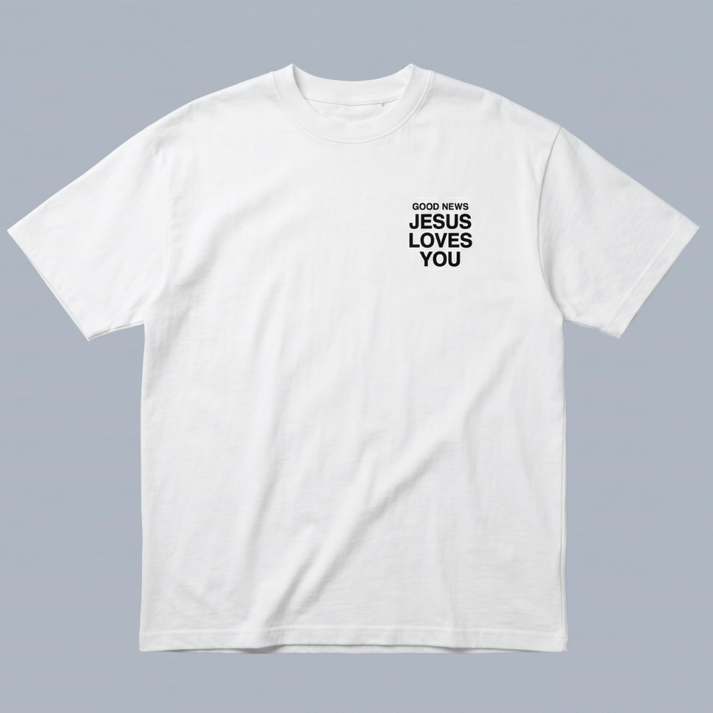 Tshirt GOOD NEWS LOVES YOU / MUJER