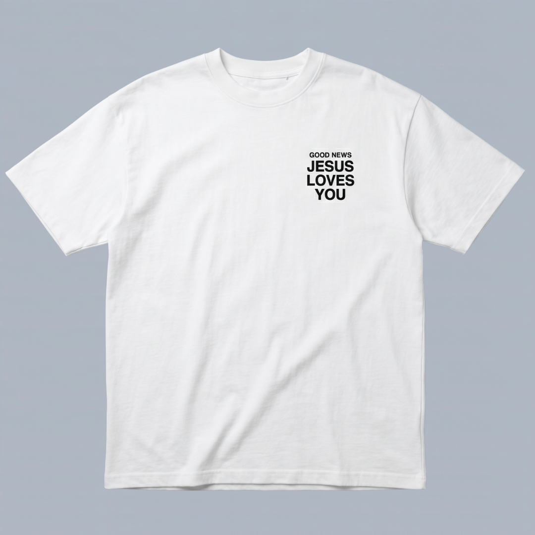 Tshirt GOOD NEWS LOVES YOU / MUJER
