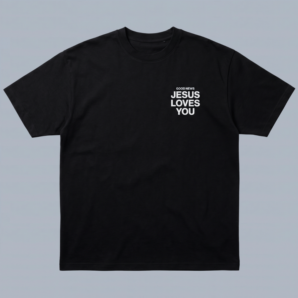 Tshirt GOOD NEWS LOVES YOU / MUJER