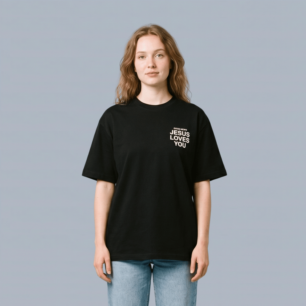 Tshirt GOOD NEWS LOVES YOU / MUJER