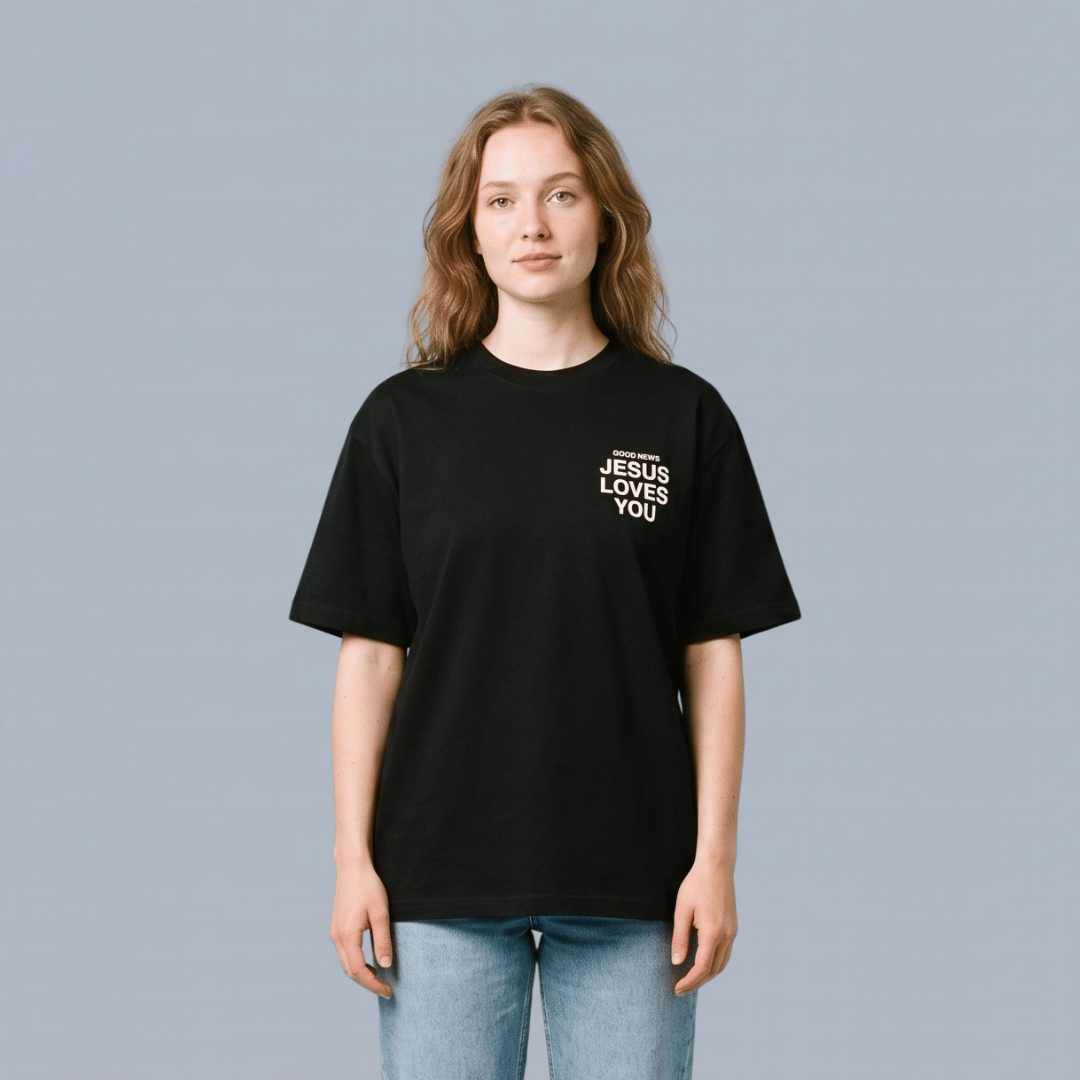 Tshirt GOOD NEWS LOVES YOU / MUJER