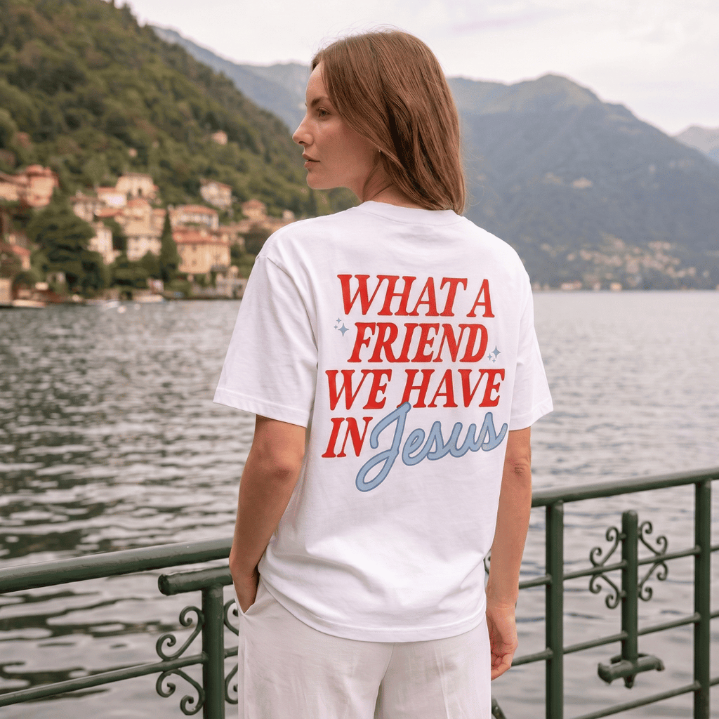 Tshirt  WHATA FRIEND WE HAVE INJesus / MUJER