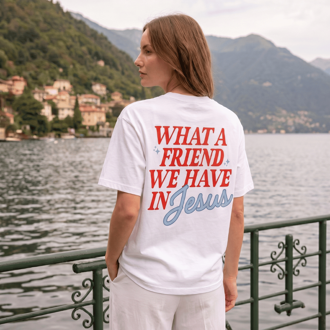 Tshirt  WHATA FRIEND WE HAVE INJesus / MUJER