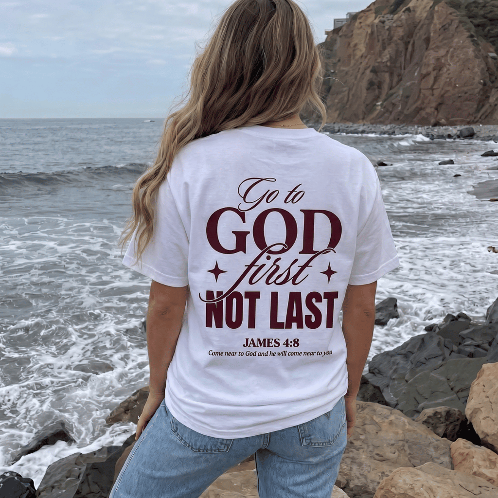 Tshirt  GO TO GOD FIRST / MUJER