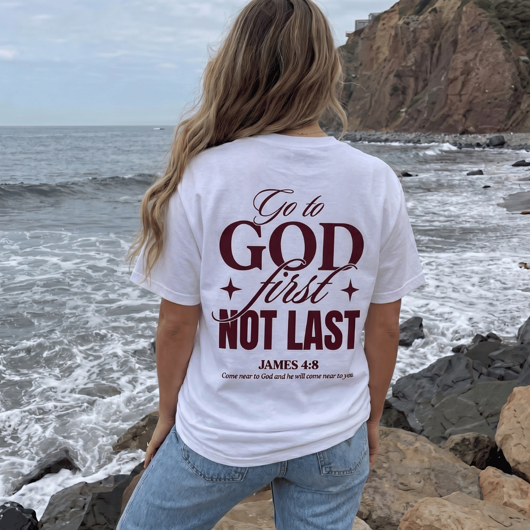 Tshirt  GO TO GOD FIRST / MUJER
