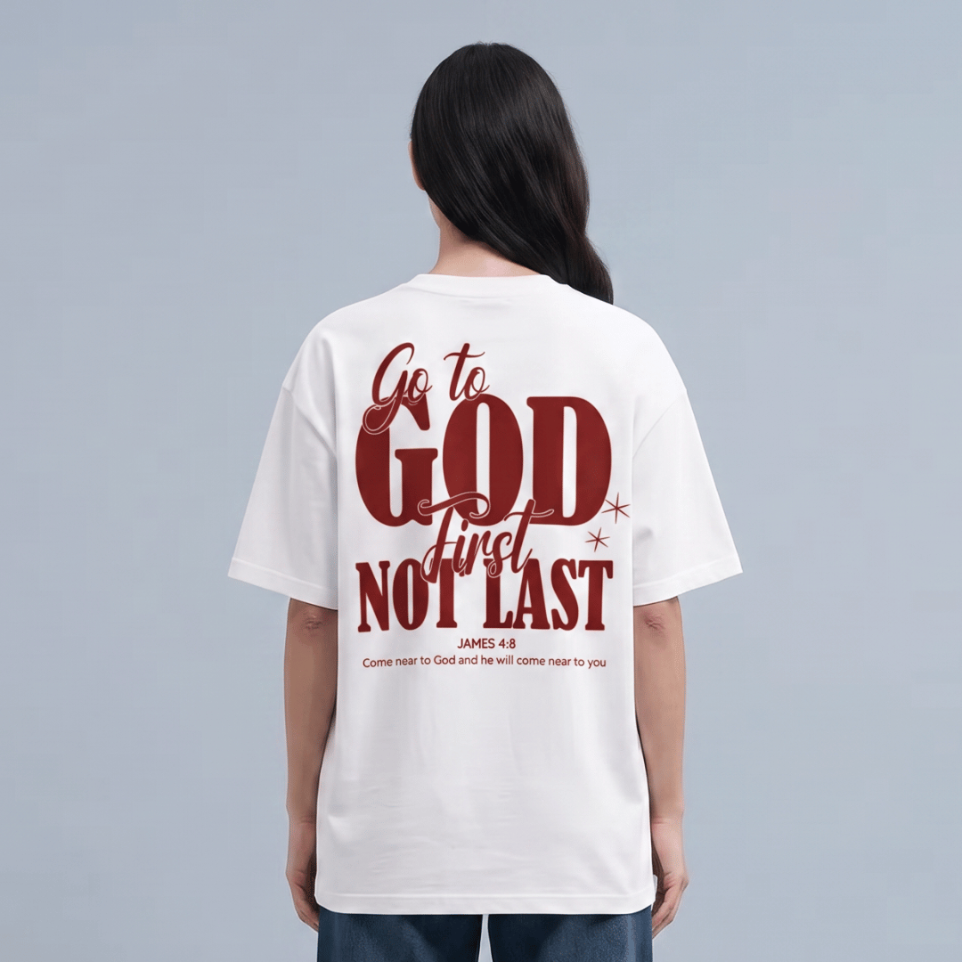 Tshirt  GO TO GOD FIRST / MUJER