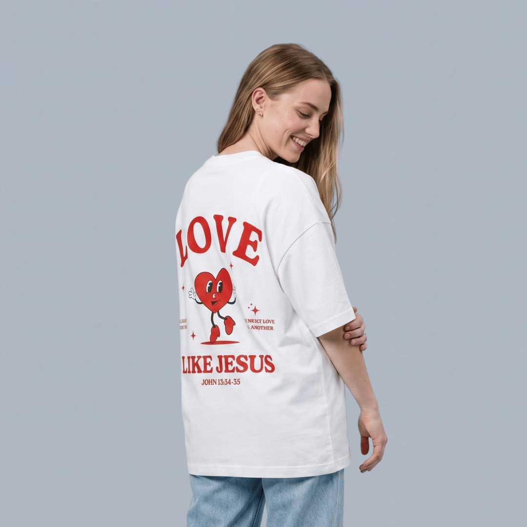 Tshirt LOVE LIKE JESUS / MUJER