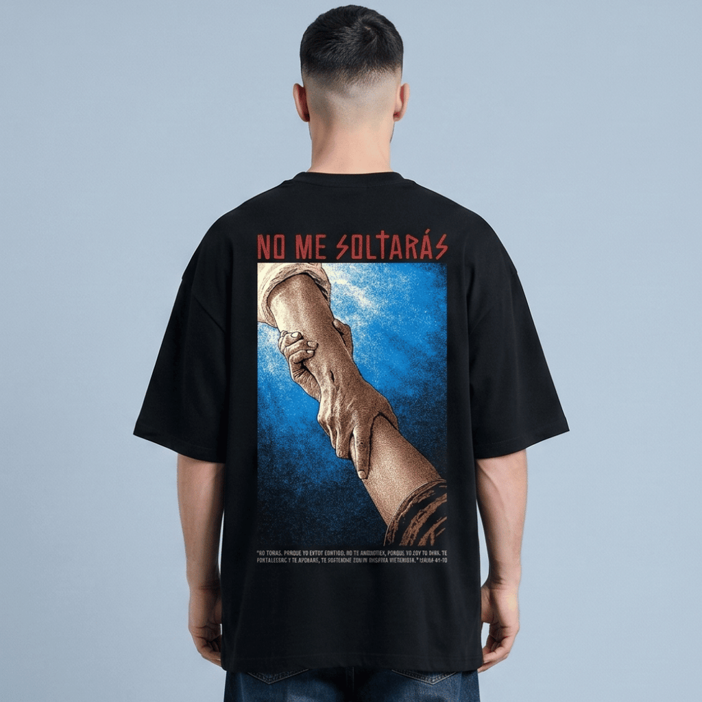 Tshirt-NEGRO NO ME SOLTARAS / HOMBRE