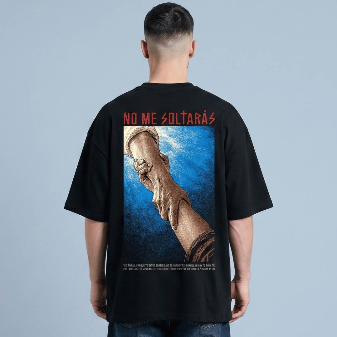 Tshirt-NEGRO NO ME SOLTARAS / HOMBRE