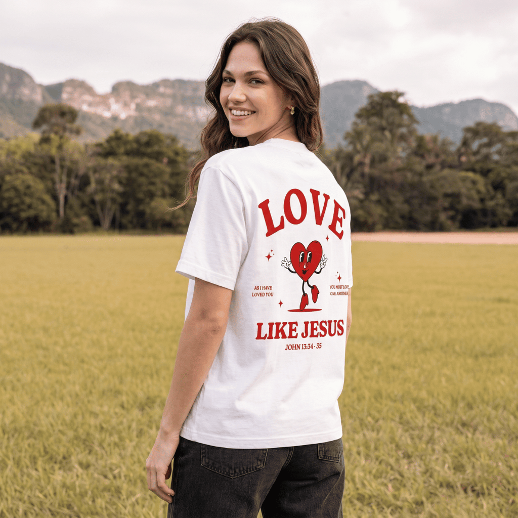 Tshirt LOVE LIKE JESUS / MUJER