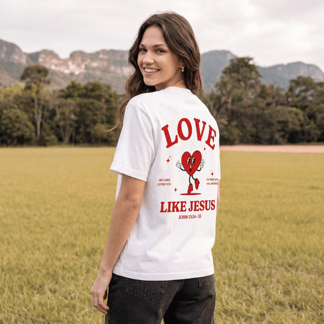 Tshirt LOVE LIKE JESUS / MUJER