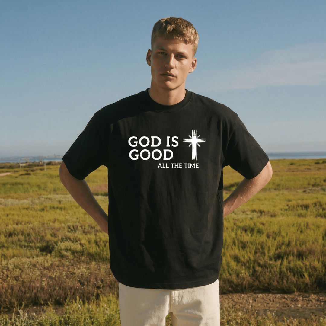 Tshirt- NEGRA GOD IS GOD ALL THE TIME / HOMBRE