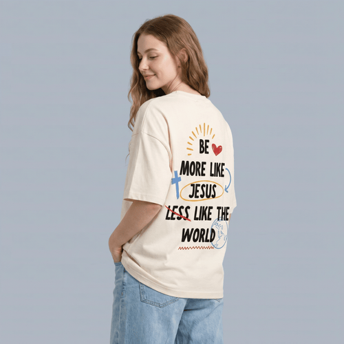 Tshirt BE MORE LIKE JESUS / MUJER