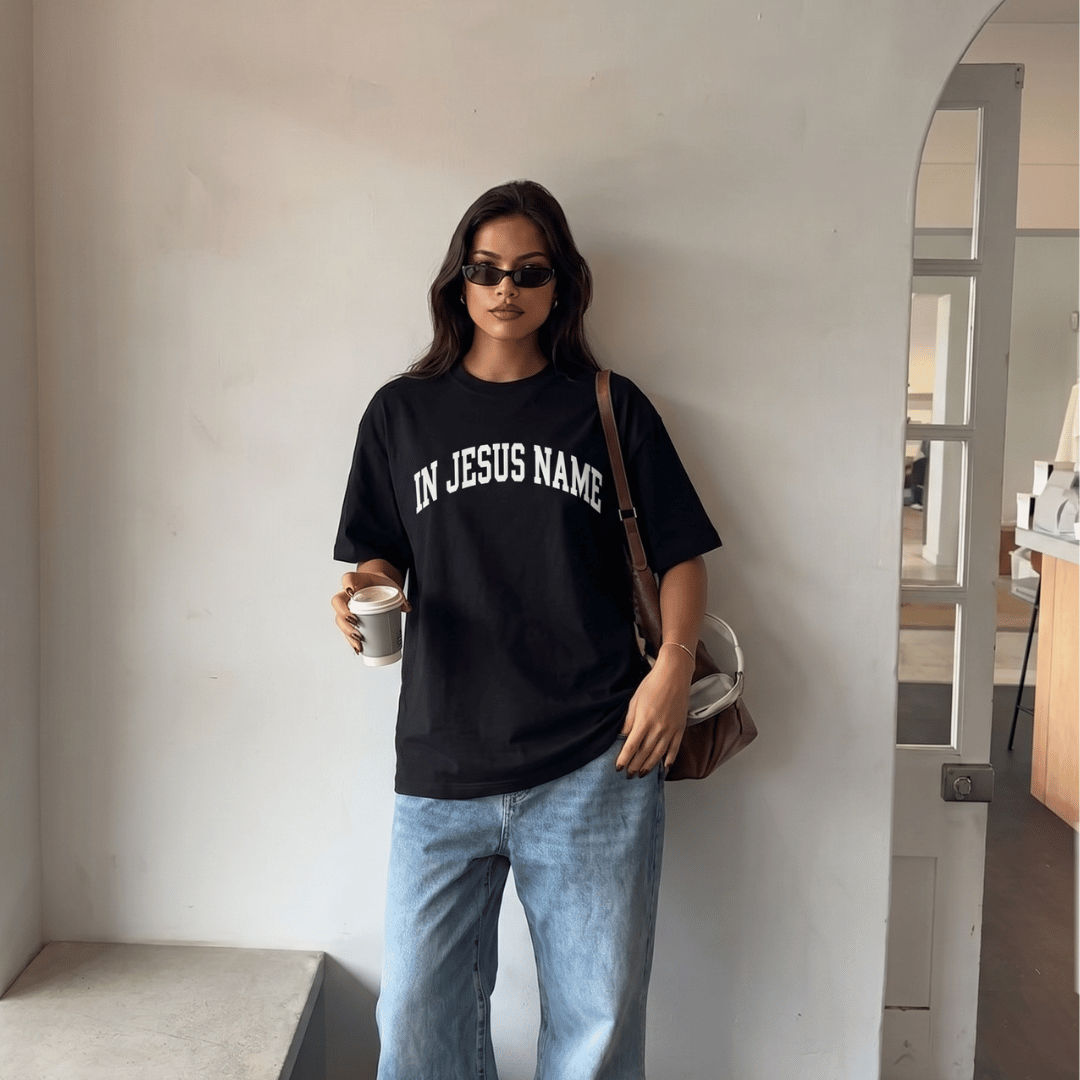 Tshirt- MUJER- IN JESUS NAME / MUJER