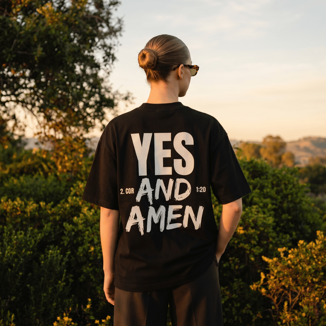 Tshirt oversized- MUJER-  YES AND AMEN / MUJER