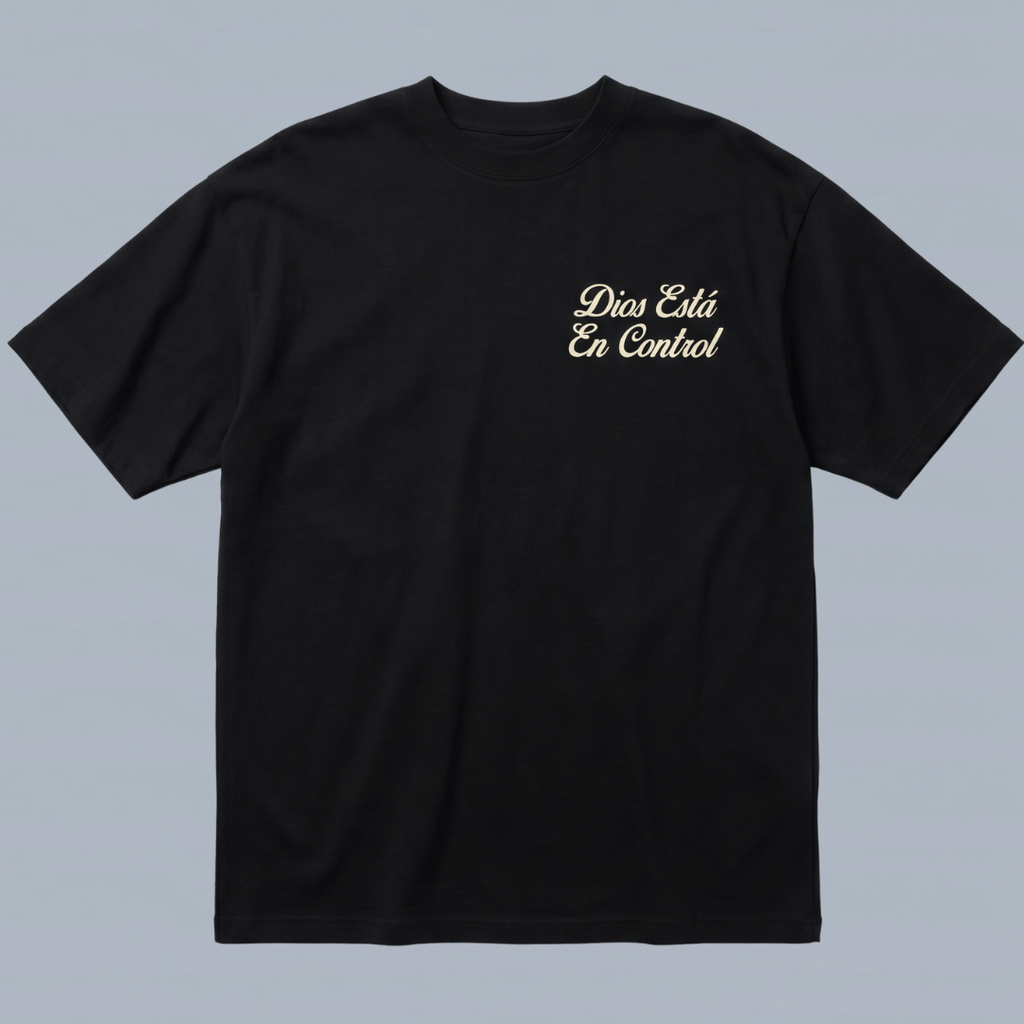 Tshirt oversized-DIOS ESTA EN CONTROL/ HOMBRE
