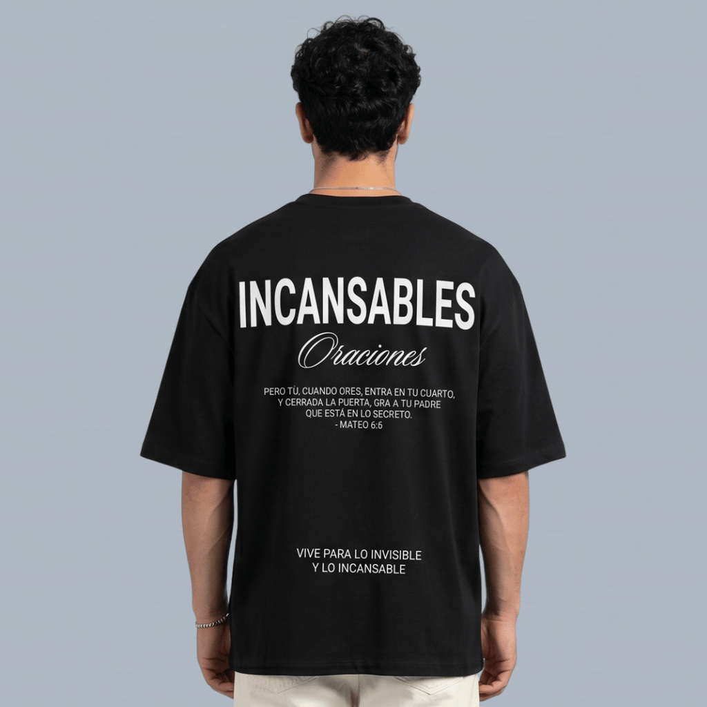 Tshirt- INCANSABLES Oraciones/ HOMBRE