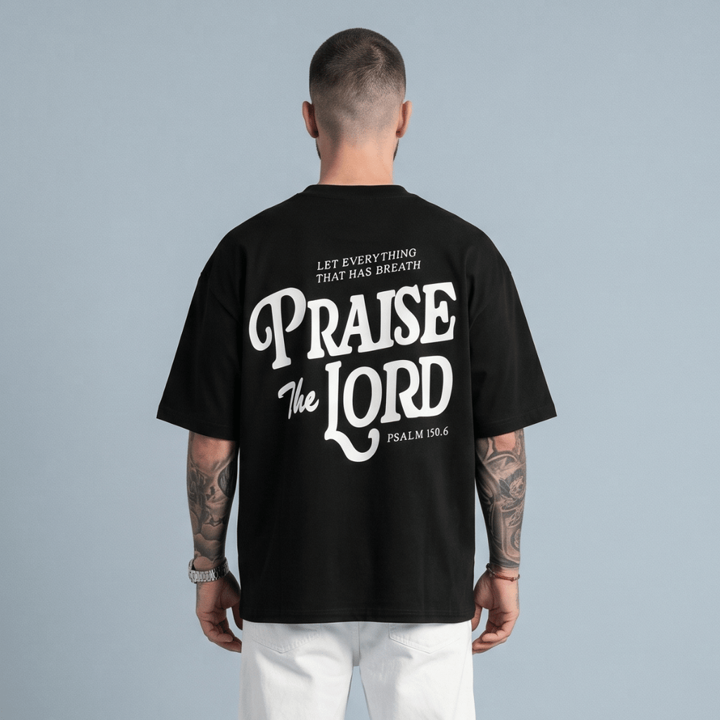 Tshirt-PRAISE THE LORD/ HOMBRE