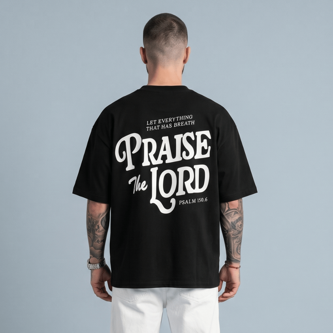 Tshirt-PRAISE THE LORD/ HOMBRE