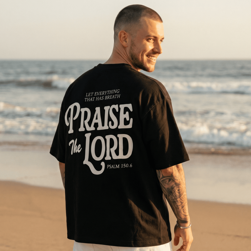 Tshirt-PRAISE THE LORD/ HOMBRE