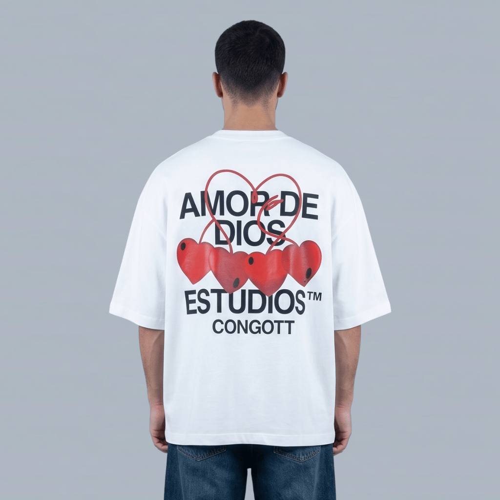 Tshirt-AMOR DE DIOS BLANCA/ HOMBRE