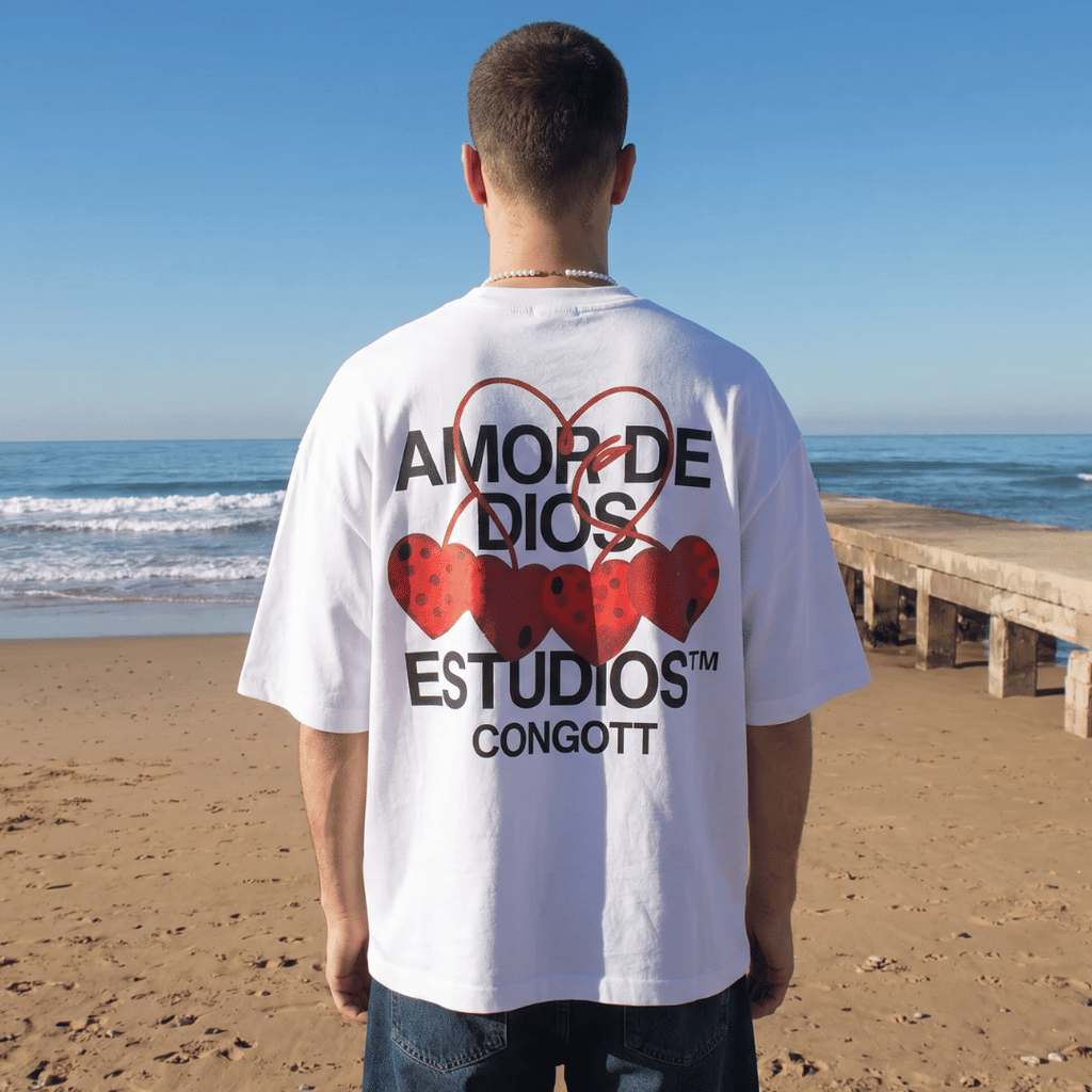 Tshirt-AMOR DE DIOS BLANCA/ HOMBRE
