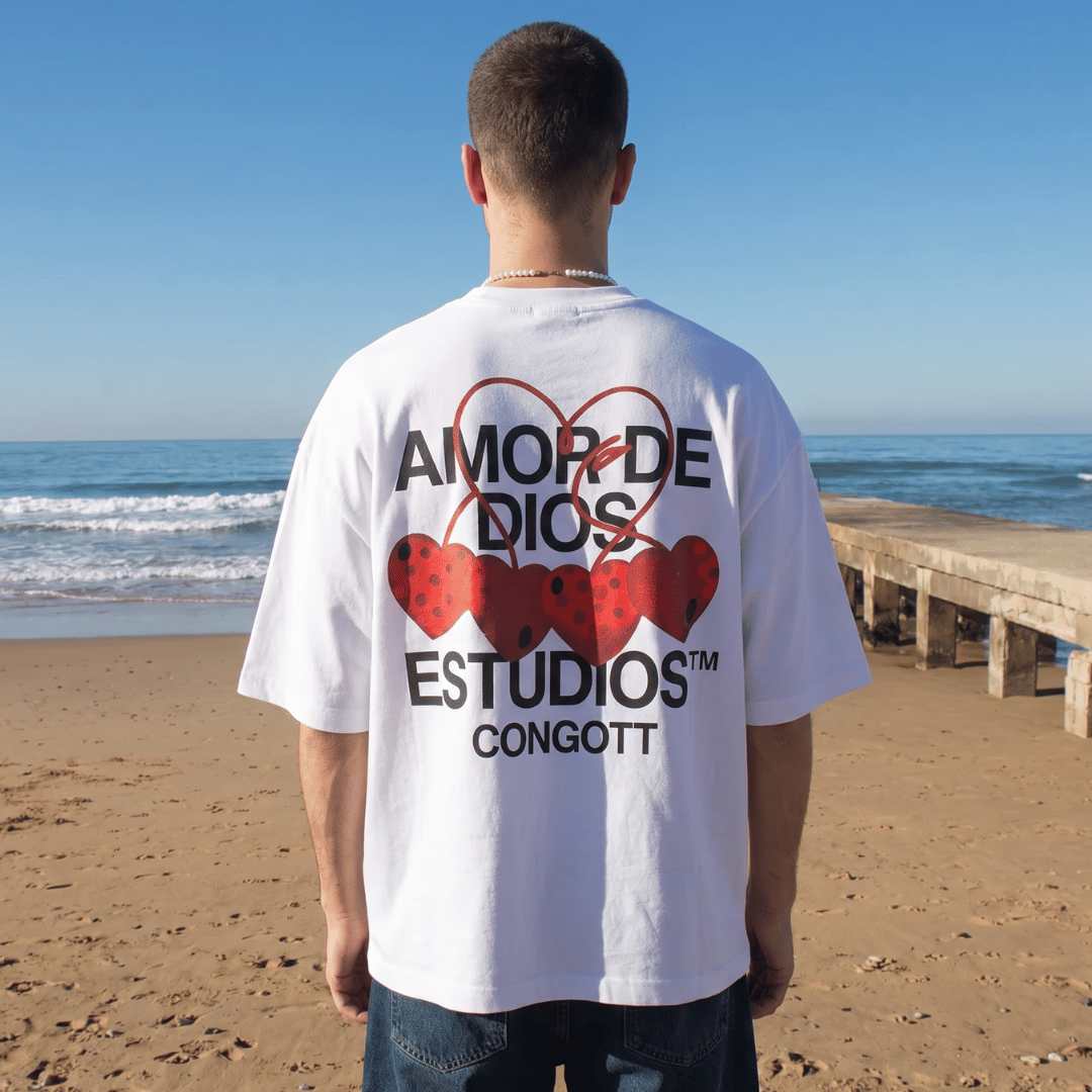 Tshirt-AMOR DE DIOS BLANCA/ HOMBRE