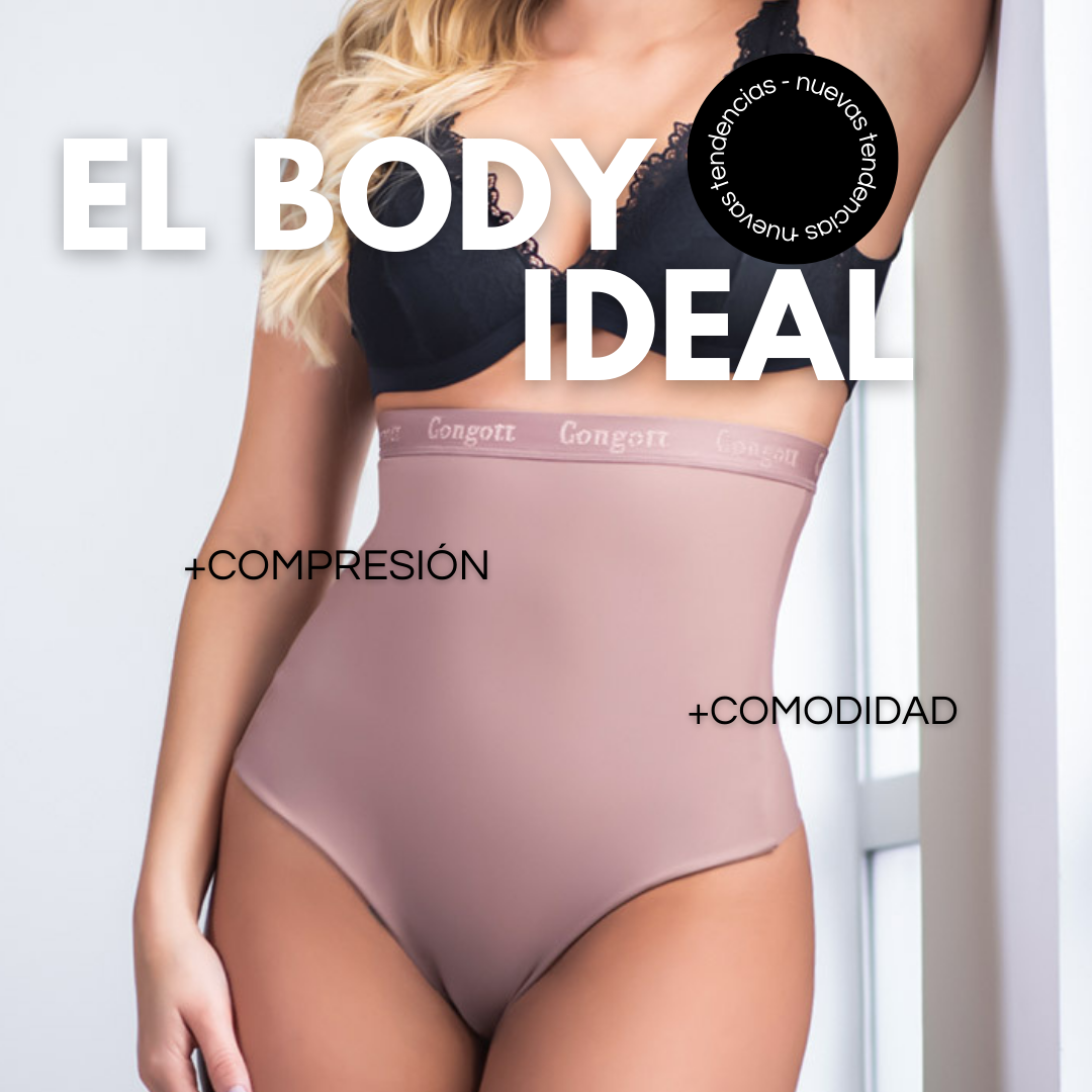 Body tanga Moldeador control alto