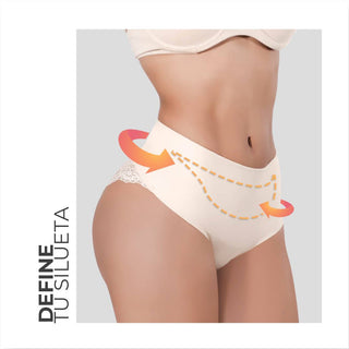 Paquete x 2 Panty clásico de control.